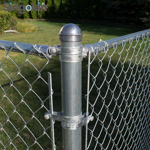 4 PÉS 5FT 6FT 2m 8FT Fazenda e Campo galvanizou corrente Liga a vedação metálica de malha metálica de aço da fence