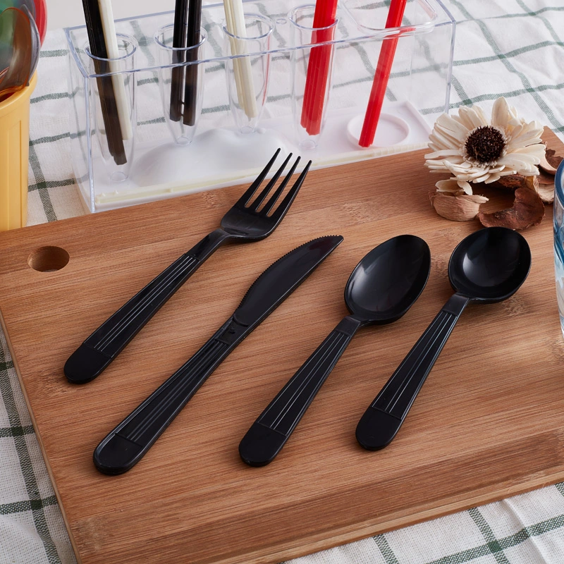 Serie Royal Disposable para mesa cuchillo/tenedor/cuchara de sopa/cuchara de té (J-104)