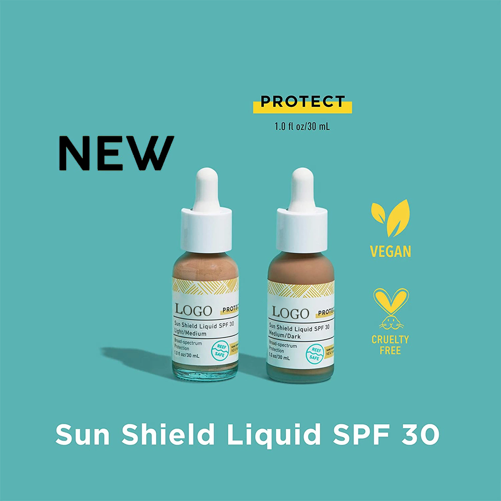 مستحضرات التجميل العناية بالبشرة واقي شمس داكن بلون بني فاتح SPF 30 Primer ماكياج