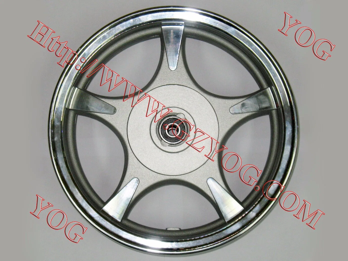 Yog Spare Parts Motorcycle Aluminum Rim Complete Alloy Wheel for Gy6-50/Wy