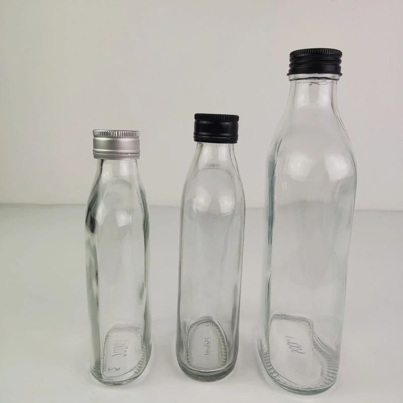 Empty 50ml 100ml 200ml 250ml 500ml Flask Glass Bottle