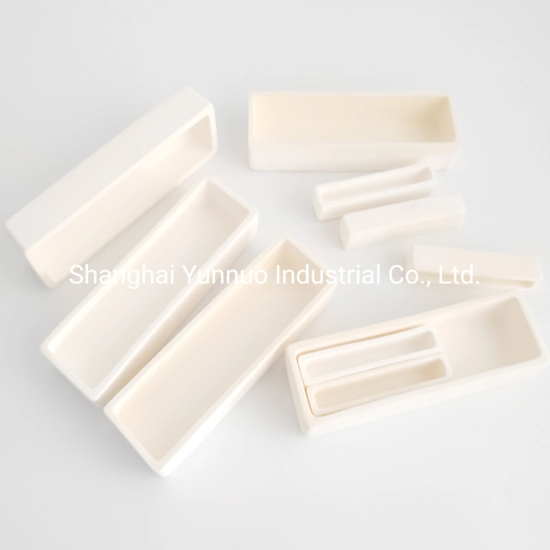 High Temperature Rectangle Alumina Crucible for Melting