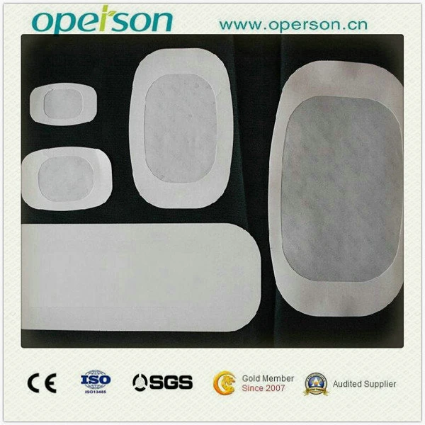 Surgical Medical Adhesive Disposable Non-Woven Plaster PU Wound Dressing with CE