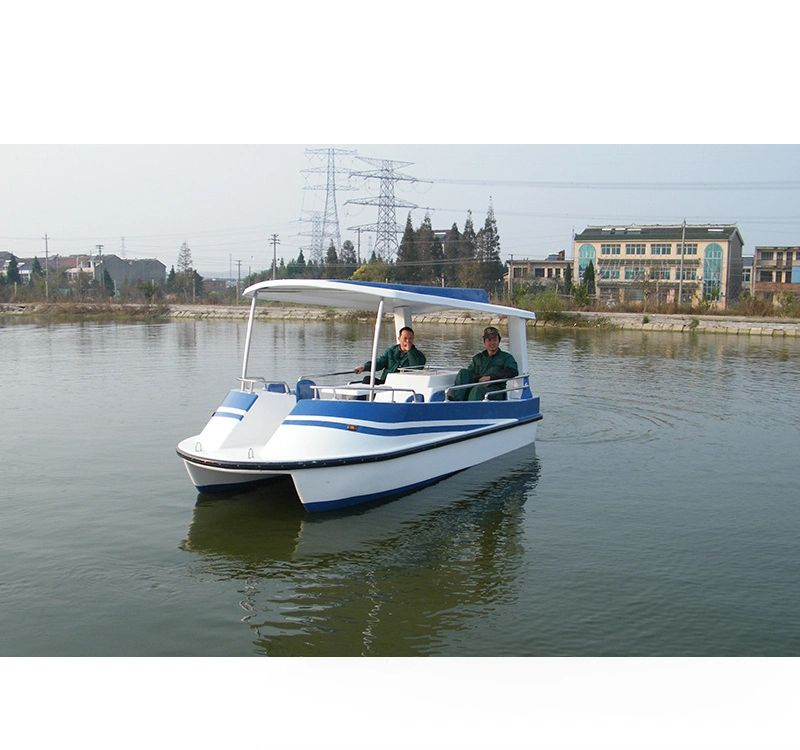 High Security Six-Person Streamlined Pedal Boat for Outdoor Amusement Park