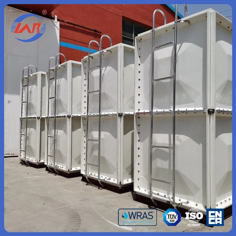 GRP Fiberglass Panel Drinking Water Treatment Storage Tank Manufacturer Supplier Price for Sale for Fire Fighting /Drinking Water with ISO and Wras Certificate