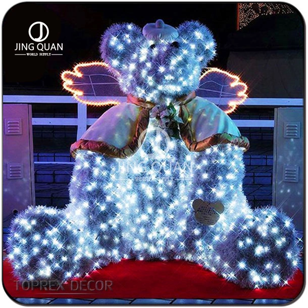 Kalt White Bear Motiv Lichter im Freien Wasserdicht Tier LED-Beleuchtung Weihnachtsschmuck