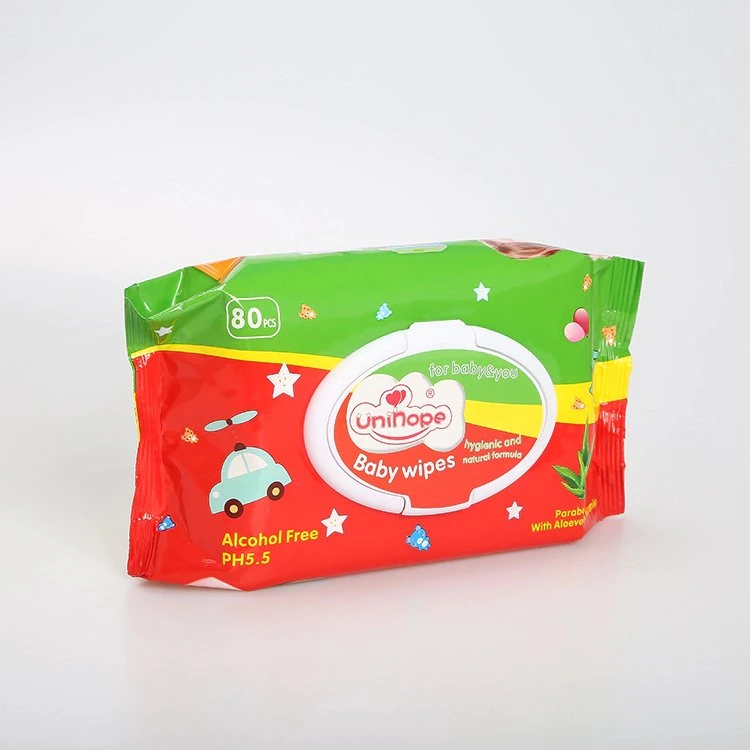 Disposable Soft Baby Wet Wipes, Pure Water, Alcohol Free Baby Sensitive Skin OEM Wholesale/Supplier Price Cheap and Good Quality