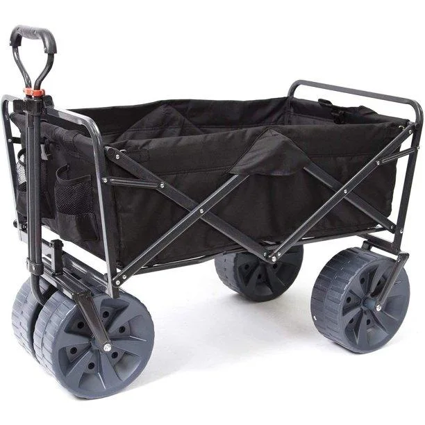 4 Wheel Folding Outdoor Garden Beach Wagon Cart