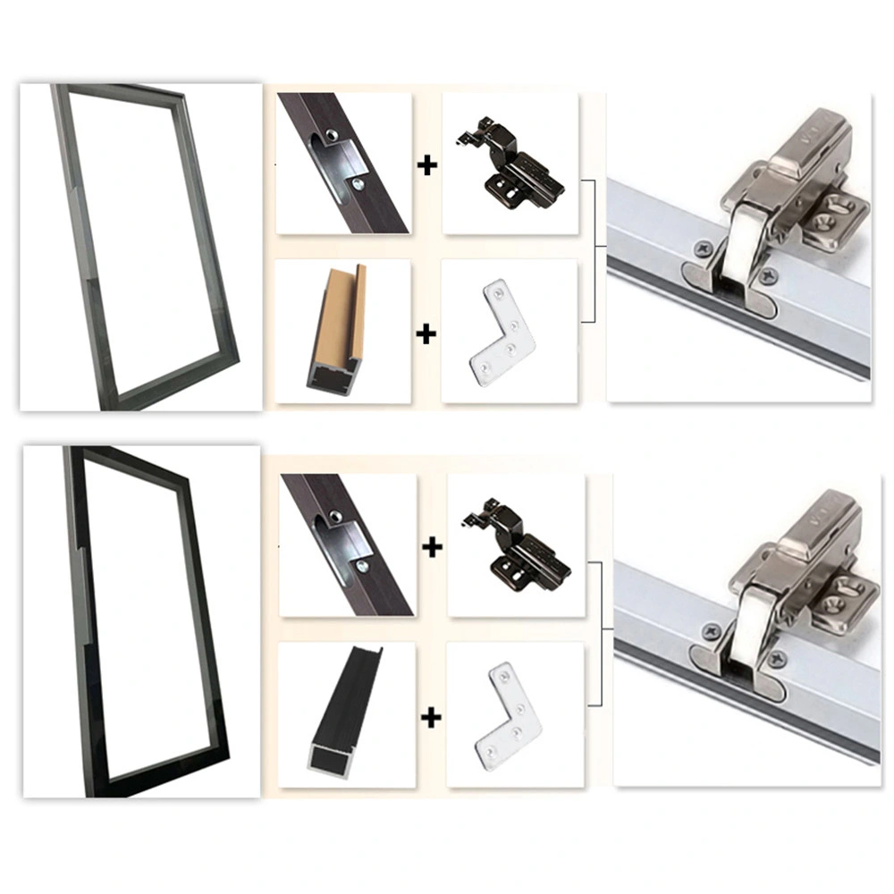 Hardware Decorative Kitchen Cabinet Steel Door Frame