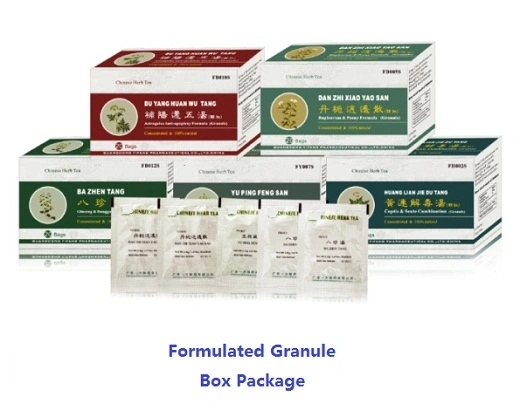 Traditional Chinese Herbal Medicine Natural Herb Plant Extract Formulas Concentrated Granules