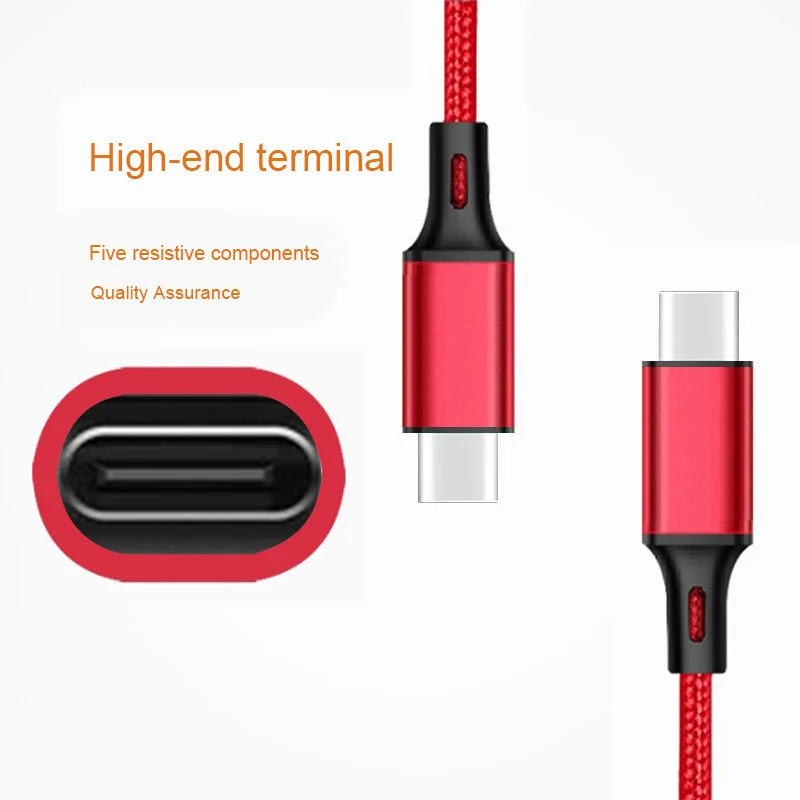 3A Fast Charging Type C Cable 3FT 6FT Nylon USB Phone Cable for Samsung