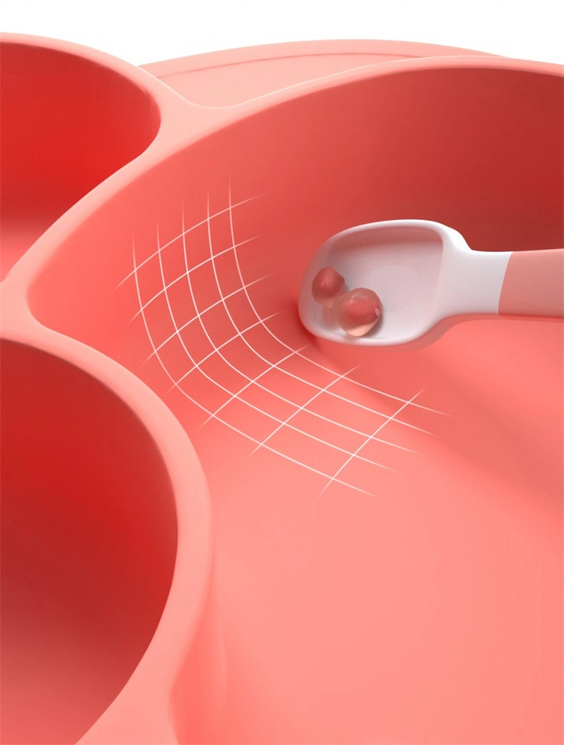 Wholesale/Supplier Silicone Child Plate Baby Feeding Dish Baby Silicone Suction Plate