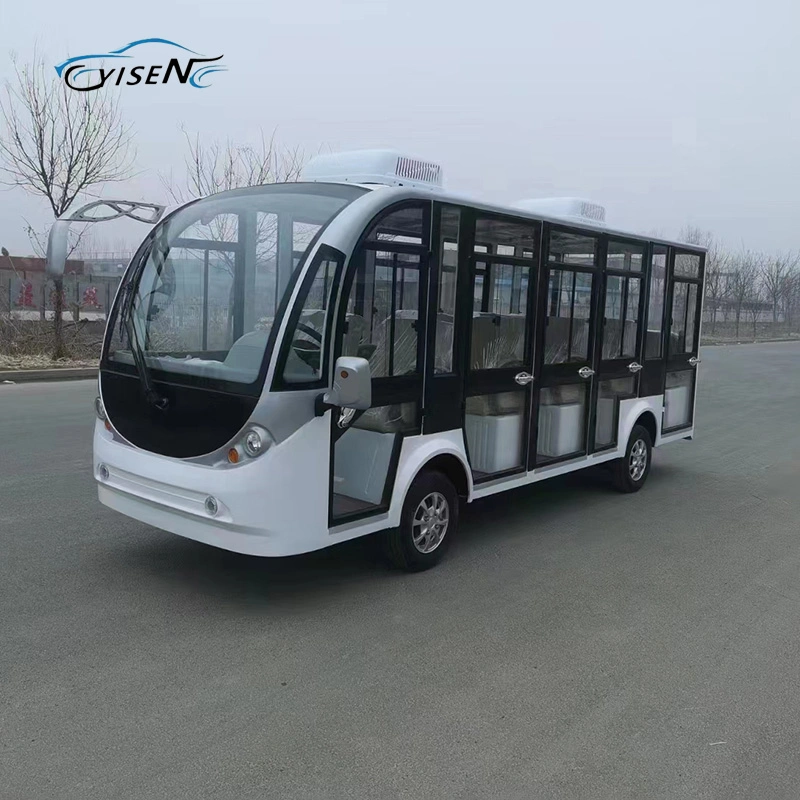 Electric Sightseeing Bus Golf Buggy Golf Cart 14 Seats Wholesale/Supplier Sightseeing Cart
