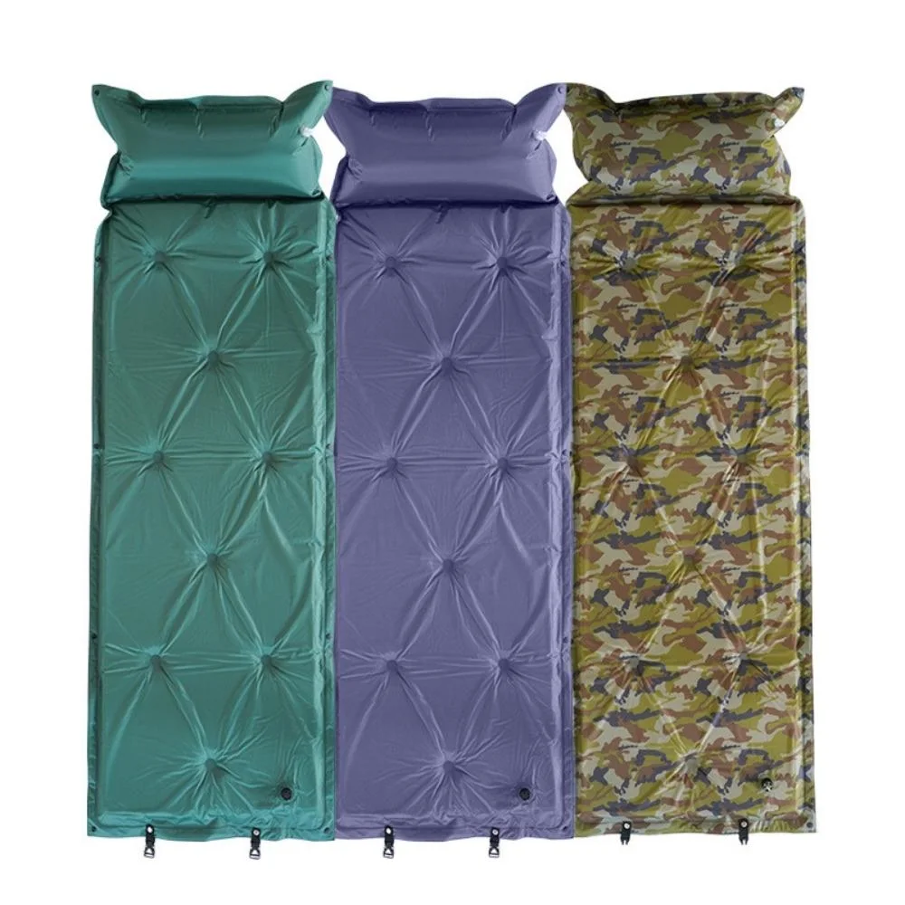 Camping inflable colchones con pillow compacto y ligero Saco de dormir es ideal para viajar como mochilero, Viajes, campings, resistente al agua Wyz20494