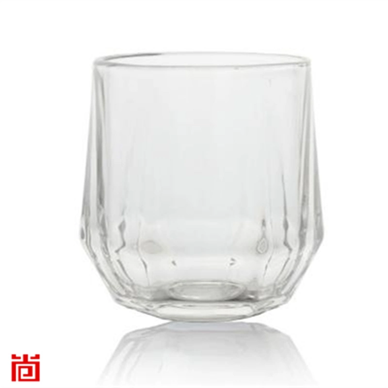 Beautiful Ribbed Whiskey Glass Beer Glass