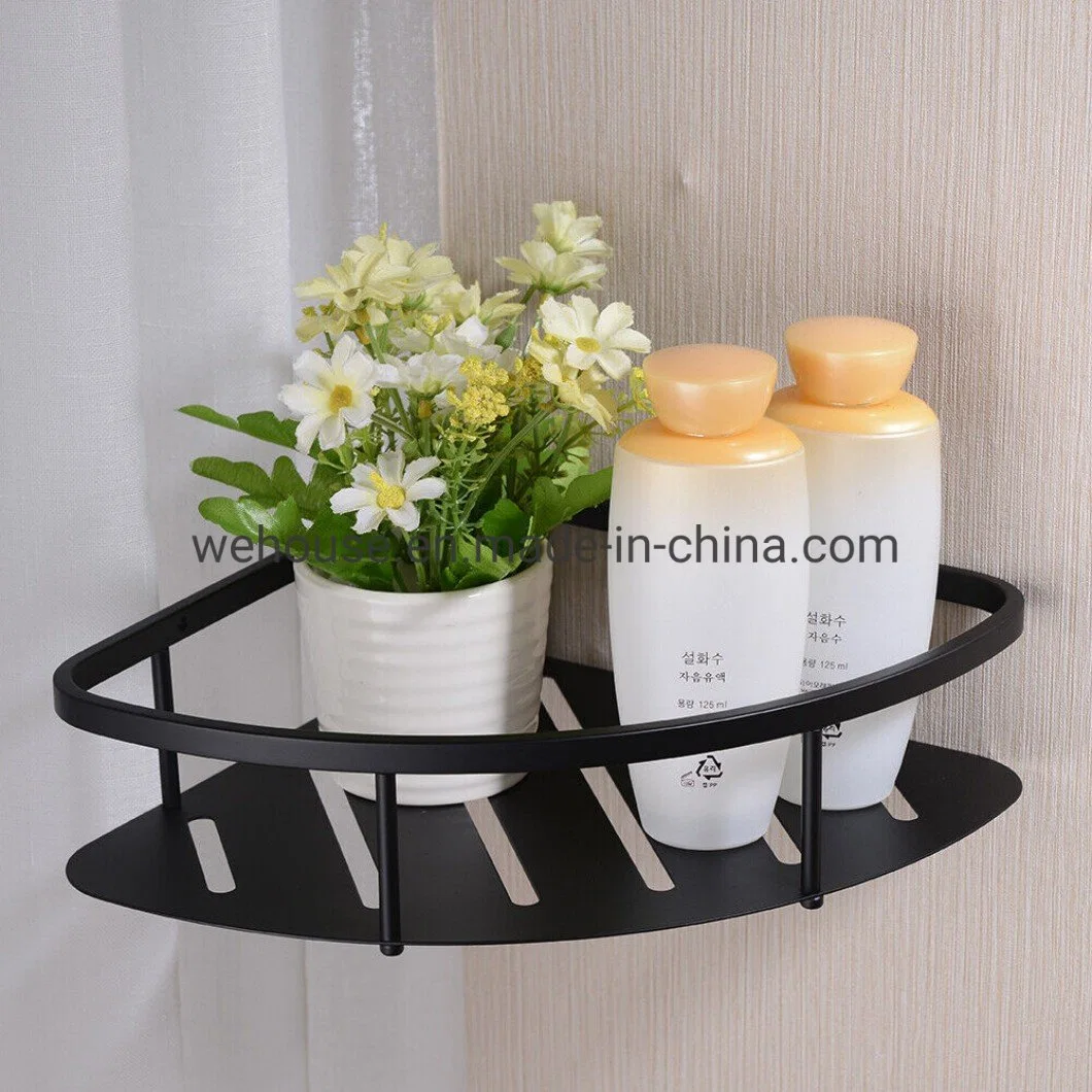 Stainless Steel Bathroom Storage Shelf Kitchen Shower Gel Shelf Rack Wall Hanging Bath Towel Caddy Basket Easy Install Toilet Holder We House Hardware