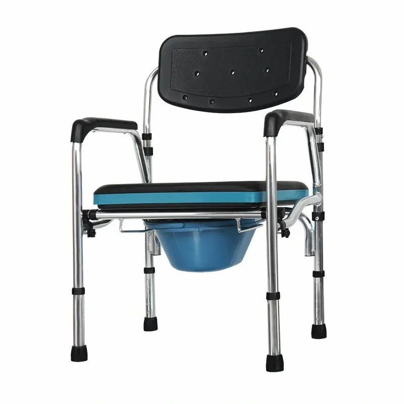 Health Care Foldable Baño taburete WC silla Commode