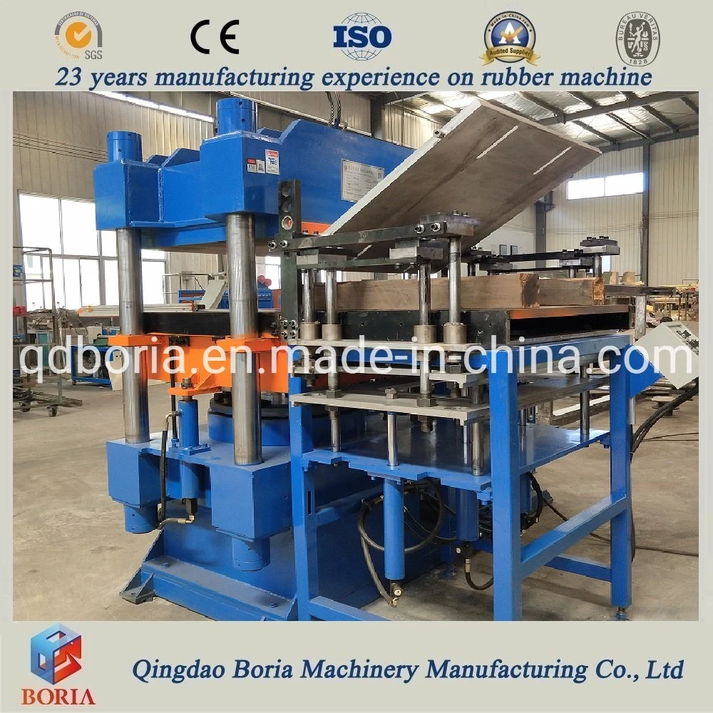 CE 4 Column Type Automatic Hydraulic Rubber Platen Vulcanizing Press with PLC