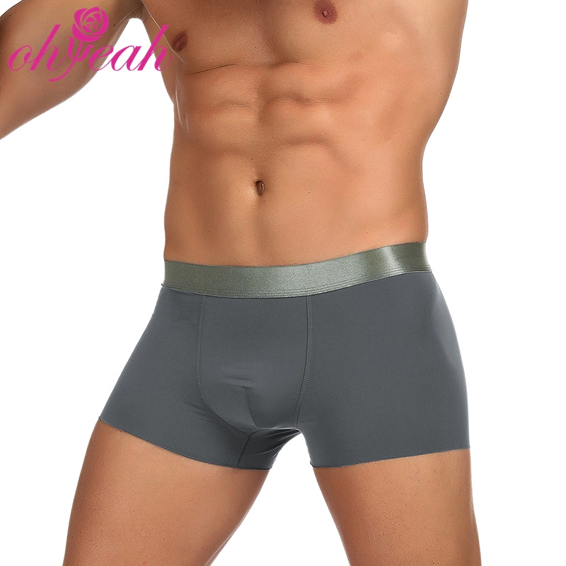 Adult Men's Wholesale/Supplier Price Low MOQ Solid Underwear Boxer Brief