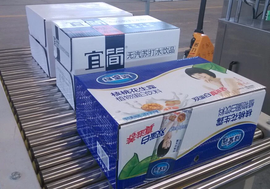 Packing Beverages Carbonation Machines Carton Packaging Machine For Bottles