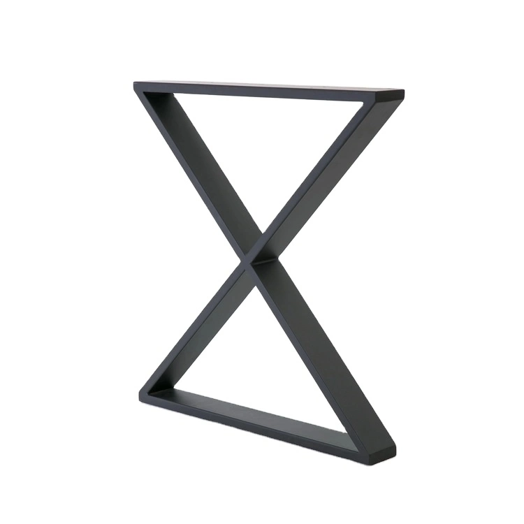 Aço inoxidável triangular moderna personalizado no canto da mesa, estrutura de rack, móveis pesados pernas de mobiliário de Acessórios de hardware