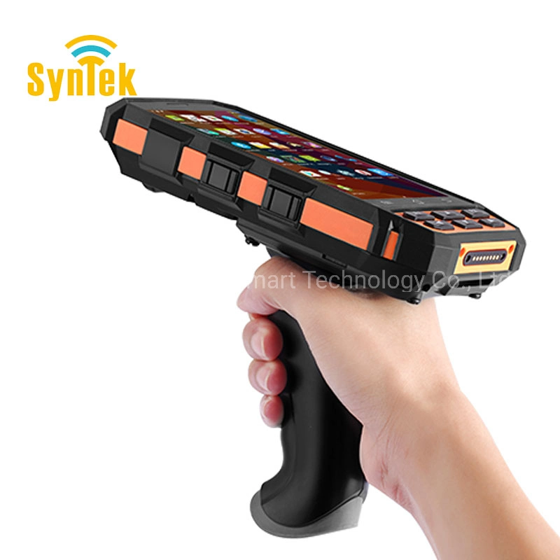 1d/2D Barcode Scanner Impinj R2000 Chip UHF RFID Handheld Reader