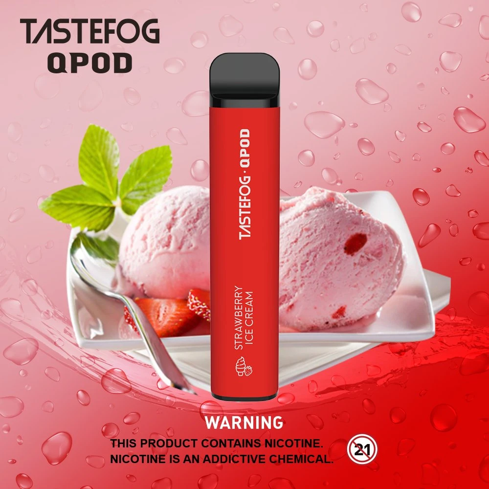 Tastefog E-Zigarette Bar Großhandel/Lieferant 2000 Puffs Qpod Einweg-Vape Pen