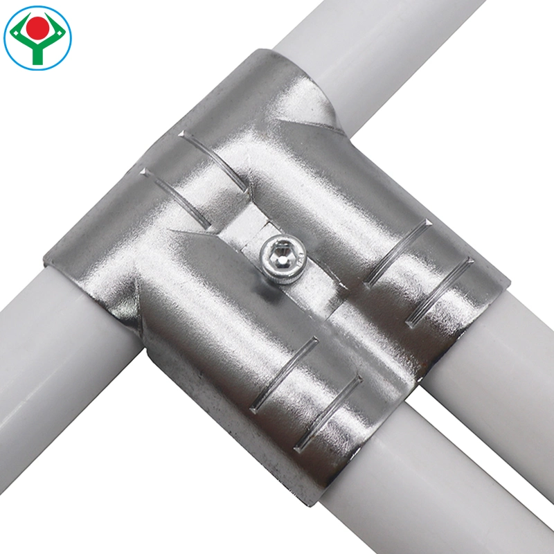 Ysc-19 Superb Production Technology 3 Way Double Pipe Cross Joint Set Small Joints for Production Line and Workbench