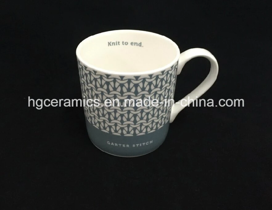 Nouvelle amende Bone China Mug porcelaine Mug réel, avec l'impression