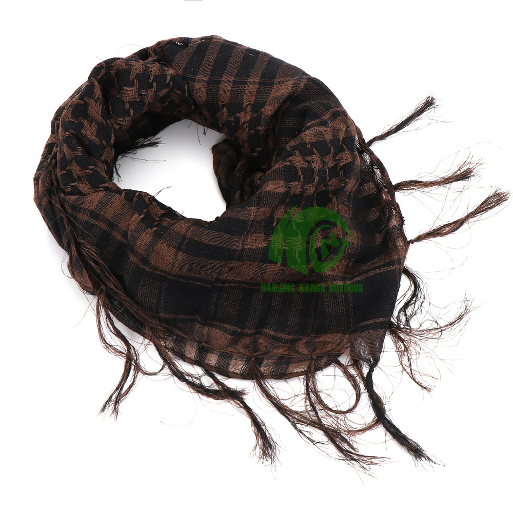 Kango Outdoor Military Warm Polyester Cotton Tactical Camo Scarf Shemagh