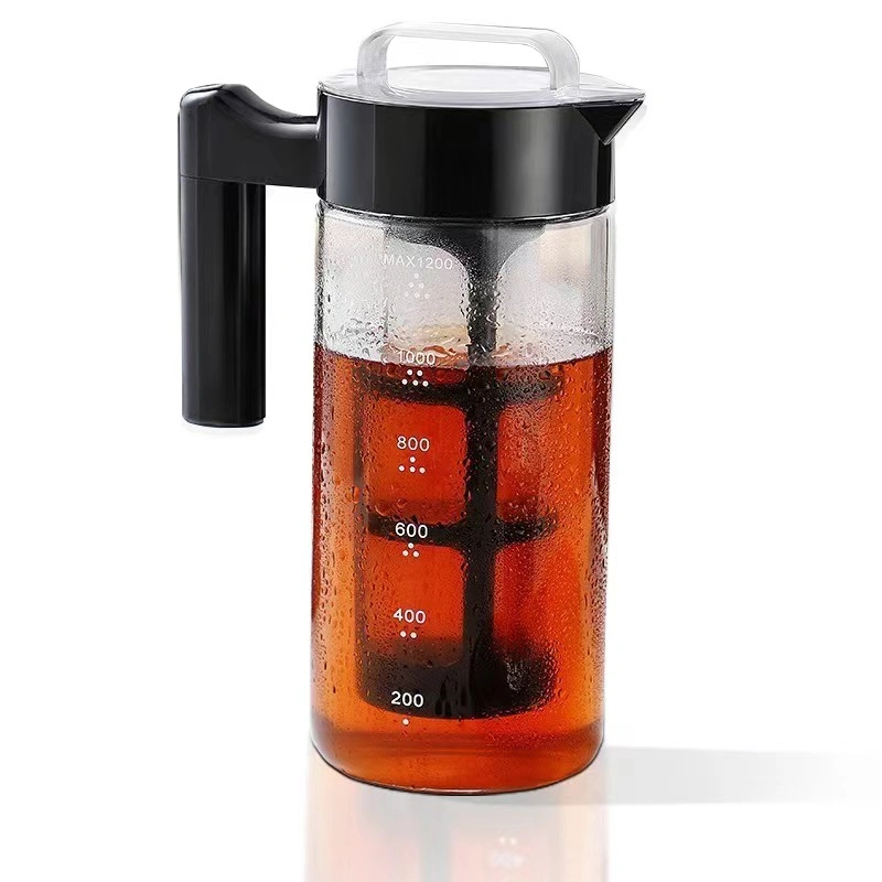 Glas Kaffeemaschine Filterkrug Teekocher Stahl Glas Cafetiere