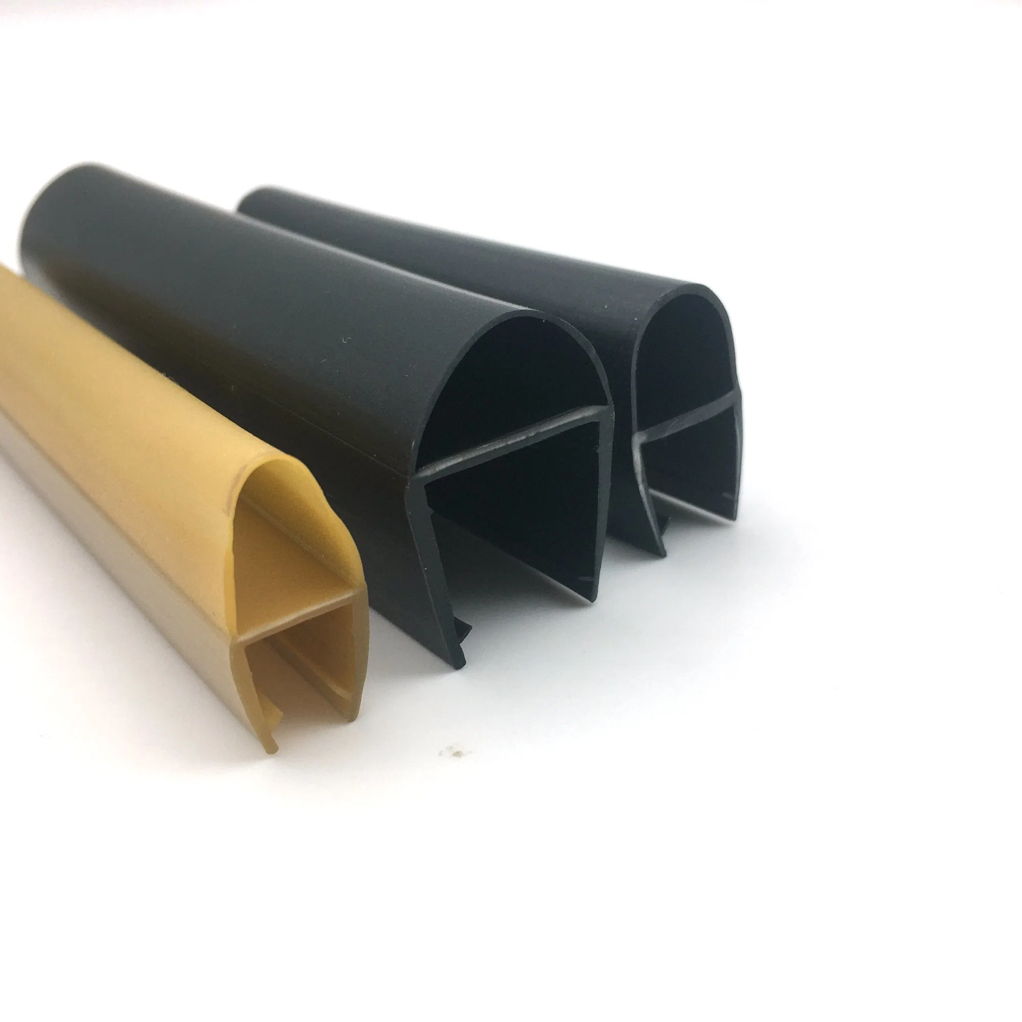 PVC Plastic Weather Extrusion Door Side Bottom Garage Plastic Seal Strip