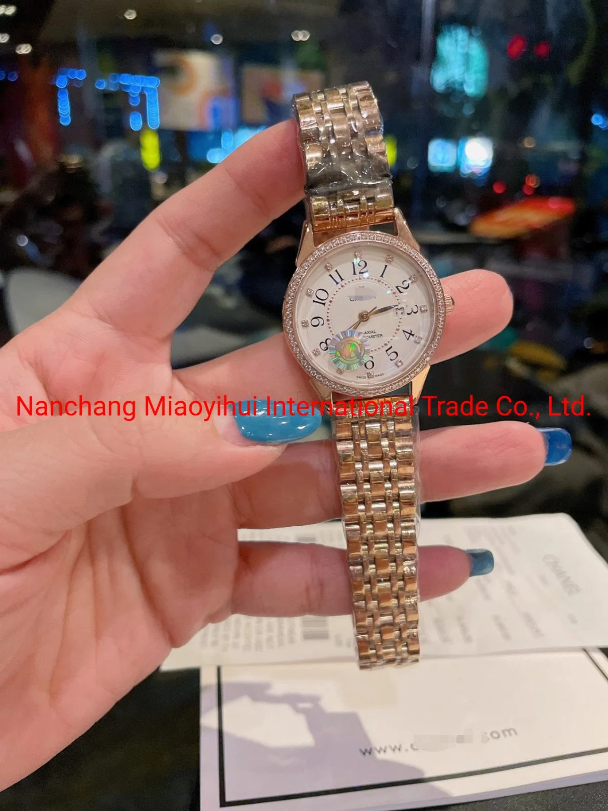 Luxury Fashion Classic 1: 1 Gift Watch Women&prime; S High Quality Jewelry Mirror Watch Ladies Quartz Wrist Watch