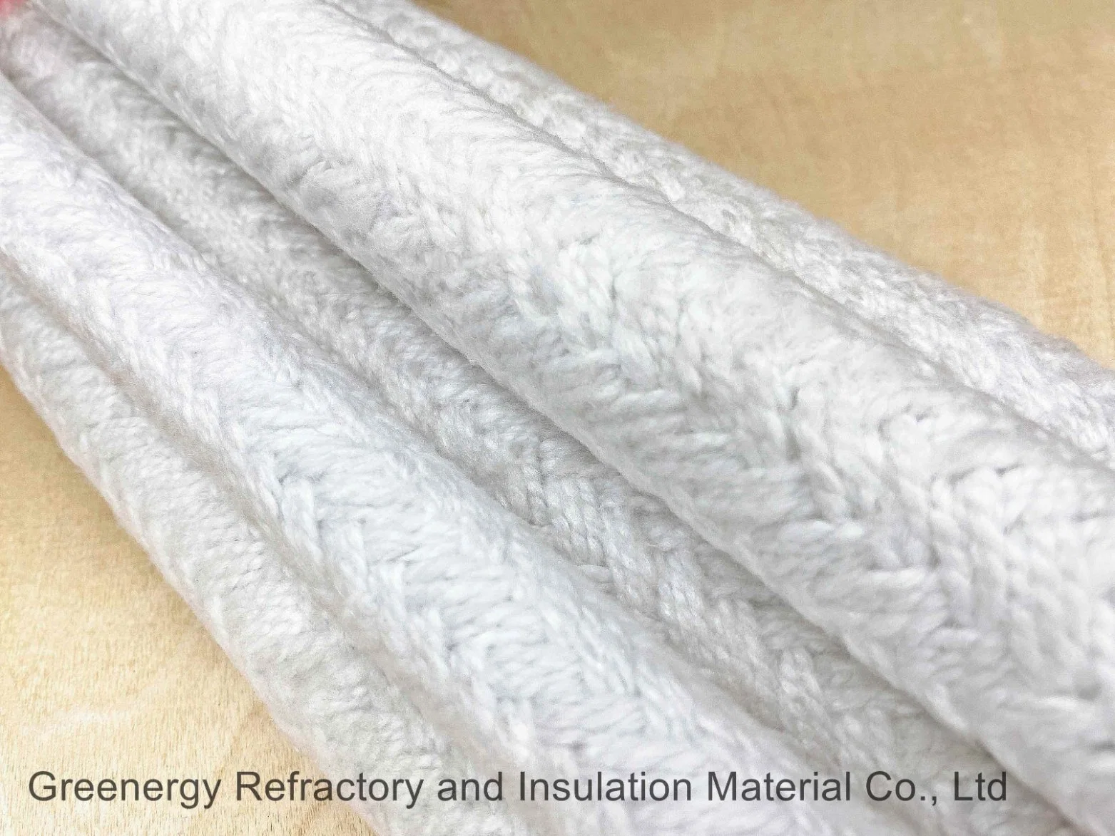 Greenergy Ceramic Fiber Packing Braided Woven Twist Round Square Rope for Door Seals, Caulking for Ovens, Furnaces and Boilers Ceramic Fiber Rope