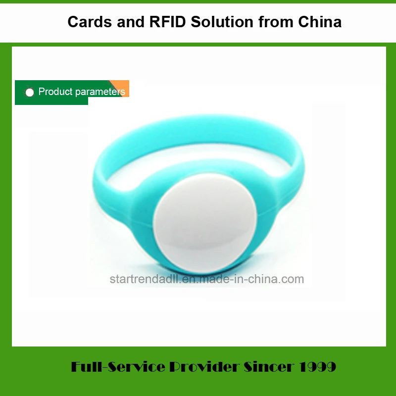 125kHz/13.56MHz/RFID Smart Tag NFC bracelete de RFID de Silicone Pulseira RFID (STS-07)