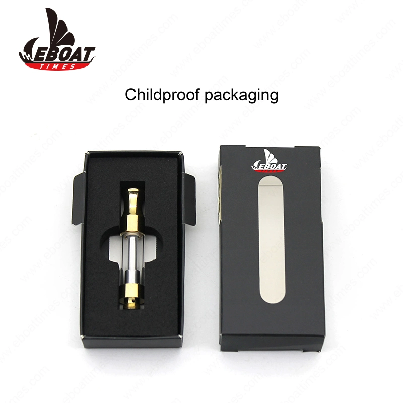 Eboattimes White Ceramic Vape Cartridge Child Proof Packaging with Foam Insert