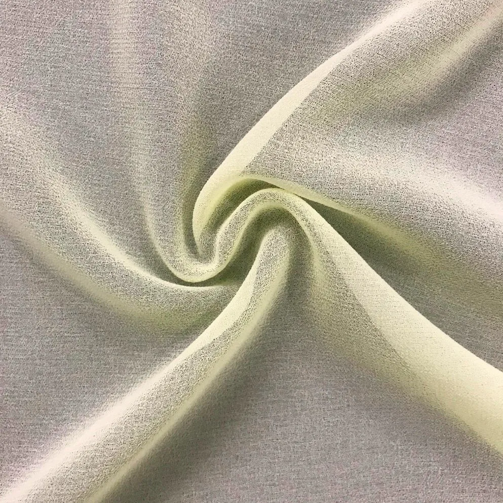 100% Polyester Chiffon Silk Fabric for Garment Fabric
