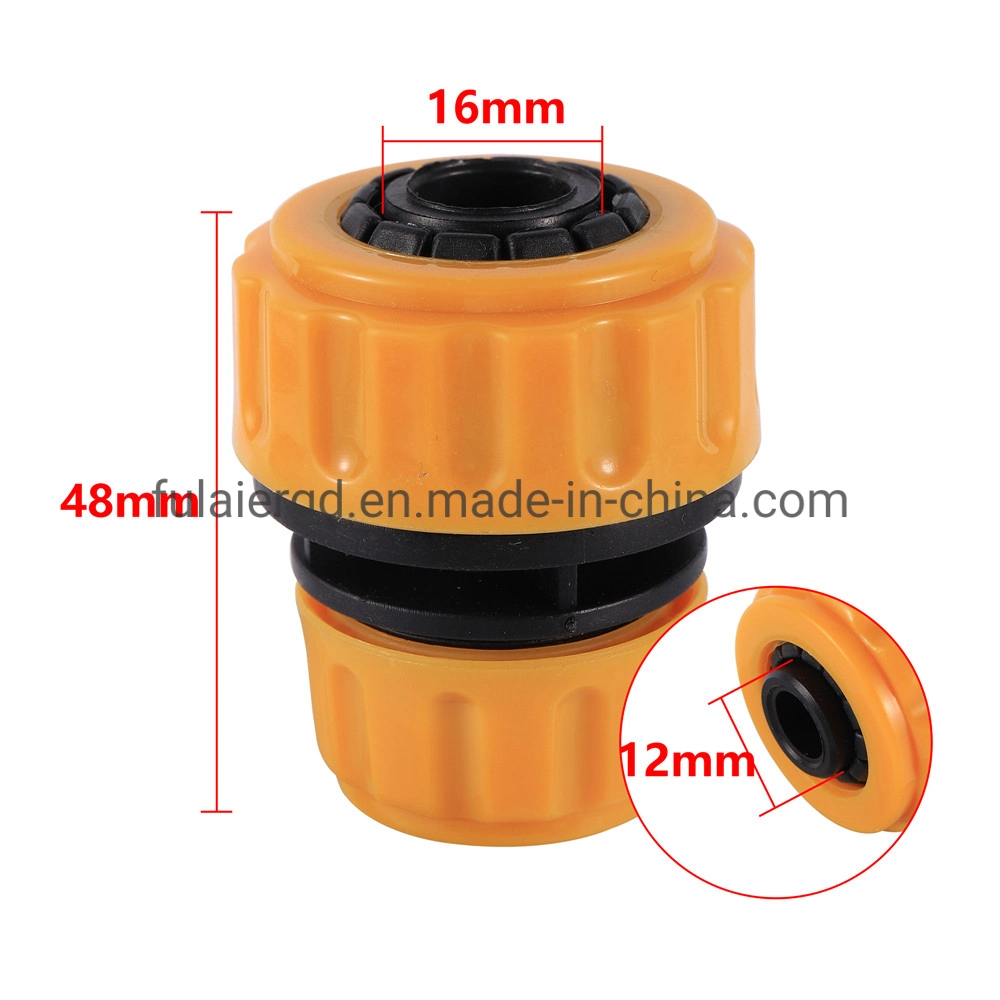 1/2" 5/8" 1" tubo de agua manguera de empalme acoplador de reparación Conector rápido adaptador grifo de riego de jardín