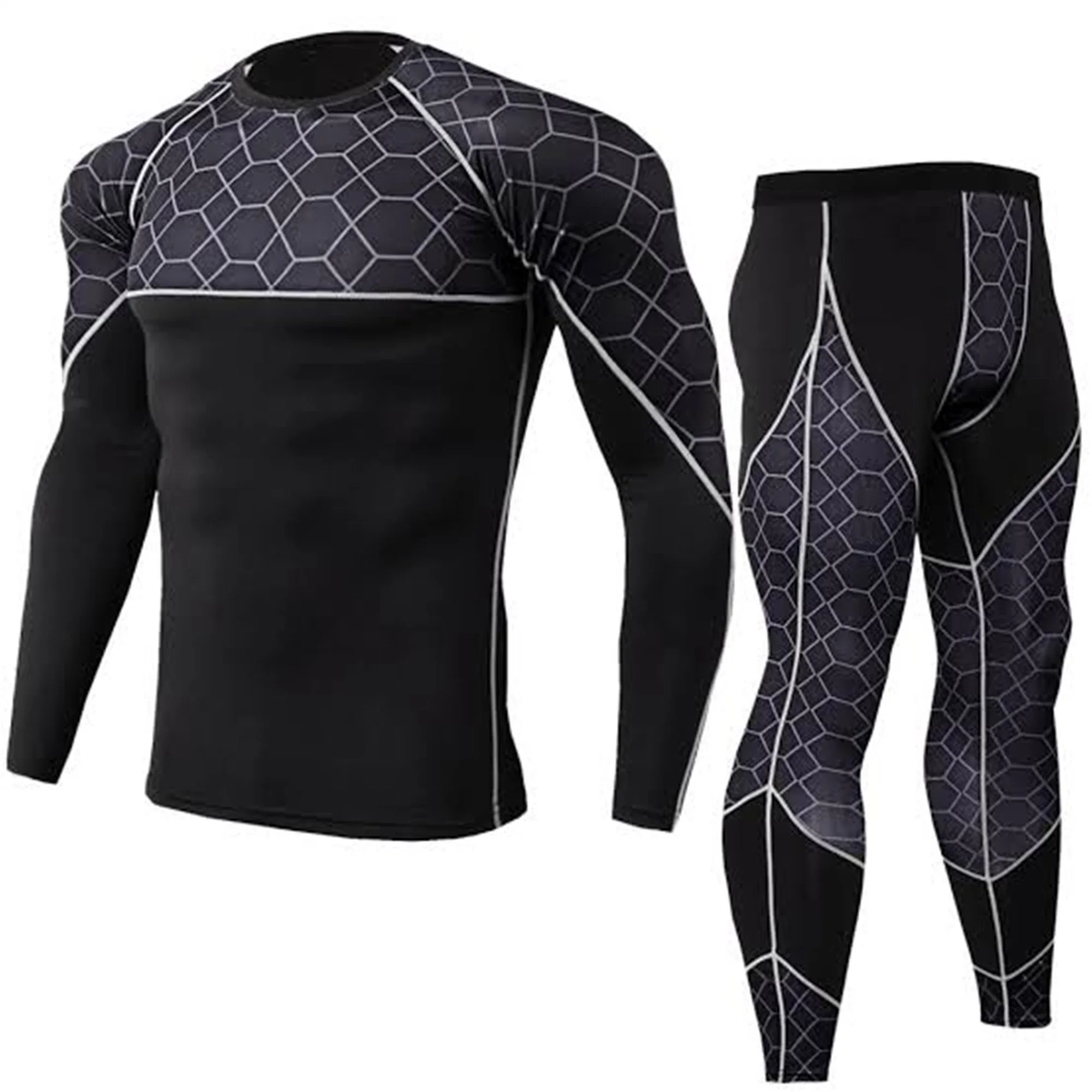 Jeu de Yoga à manchon long Sport striée transparente des vêtements de sports