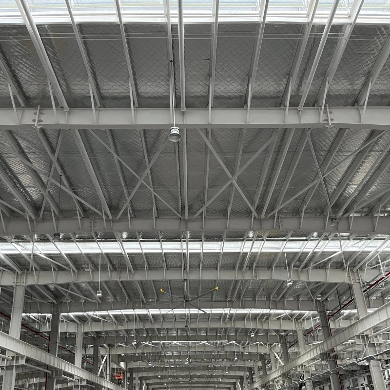 Techo de aire acondicionado enorme Hvls 24 pies ventiladores industriales