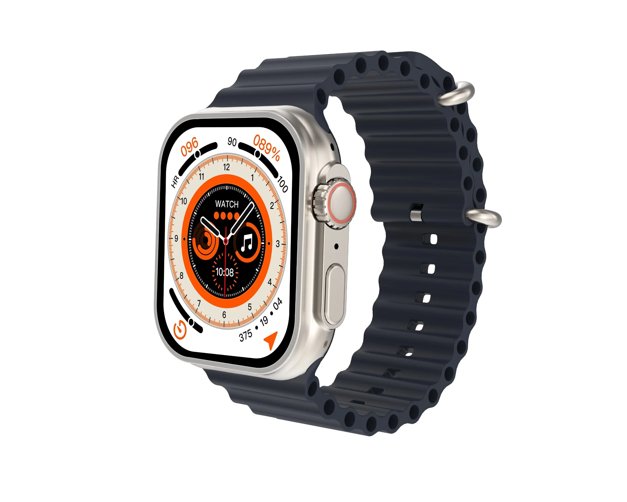 2022 New A8 W68 Ultra Smartwatch Series 8 Ultra Sport Smarth Watch Orange Black Watch 8 Ultra W68 Smartwatch