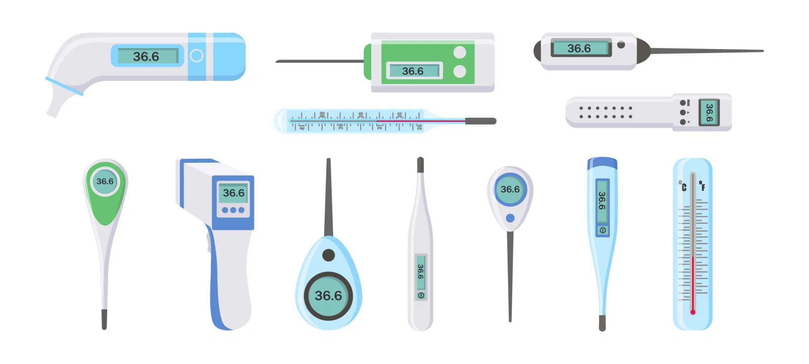 Não entre em contato com o corpo humano clássica Kids Ear Fronte Termómetro Digital laser infravermelho