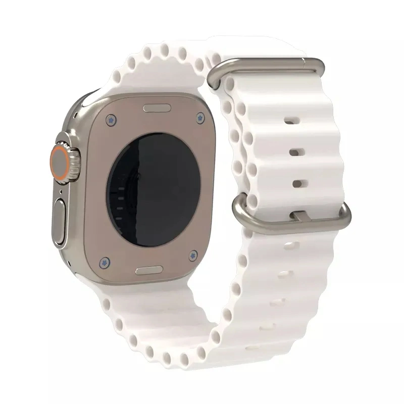 حزام حلقة رياضية سيلواحدة لينة مخصص لـ Apple Smart Watch شريط سيليكون لـ Apple Watch Band iWatch 4/5/6/7 38/40/42/44