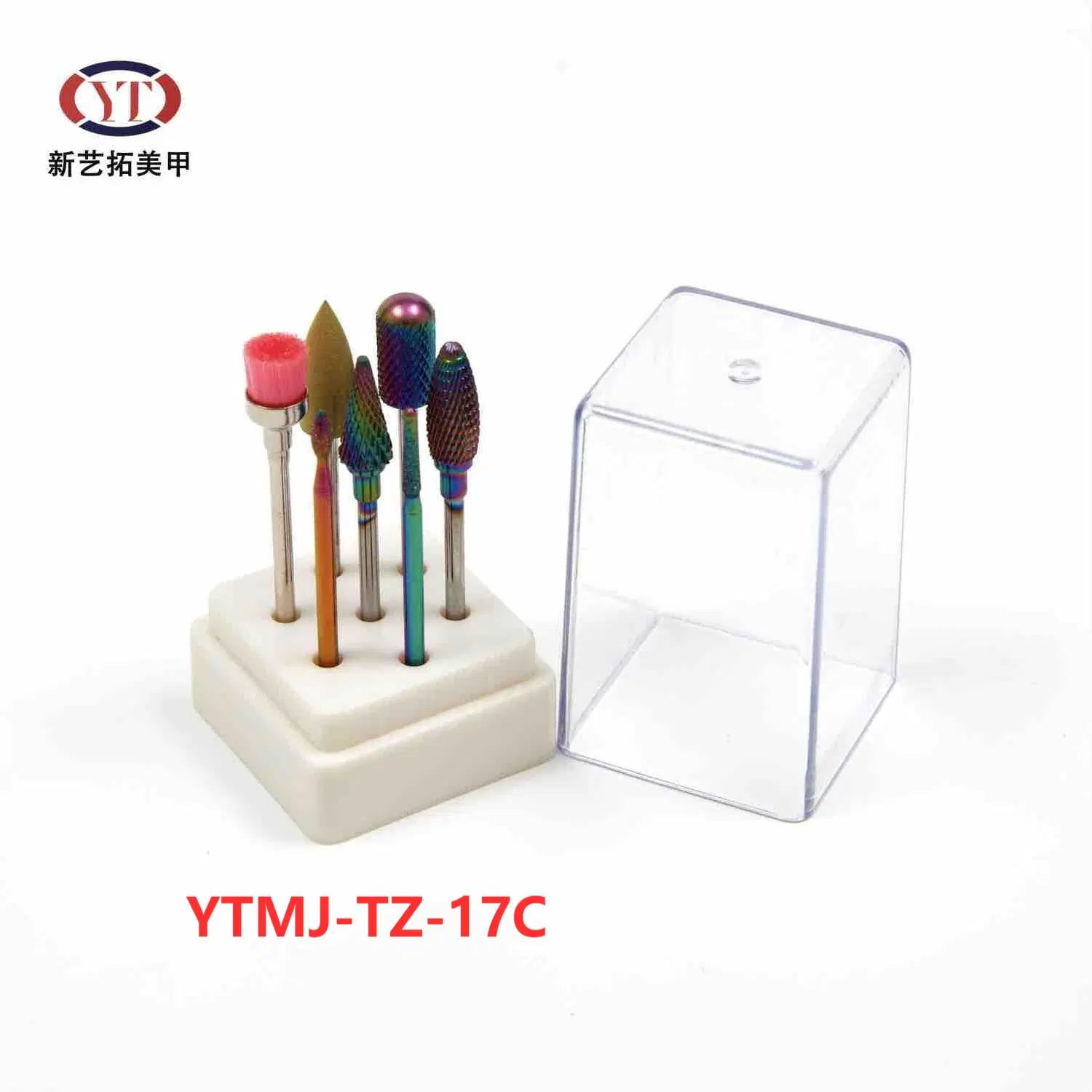 Ytmj-Tz-17e Diamond Burr Nail Forets Set Accessoires de polissage de silicone manucure pinces coupantes de la Machine Outil électrique