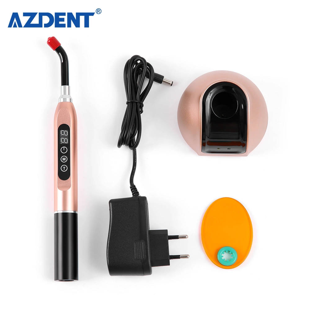 2022 New Azdent Dental Cordless Classic LED Dental Curing Light with Three Modes CV-215-I