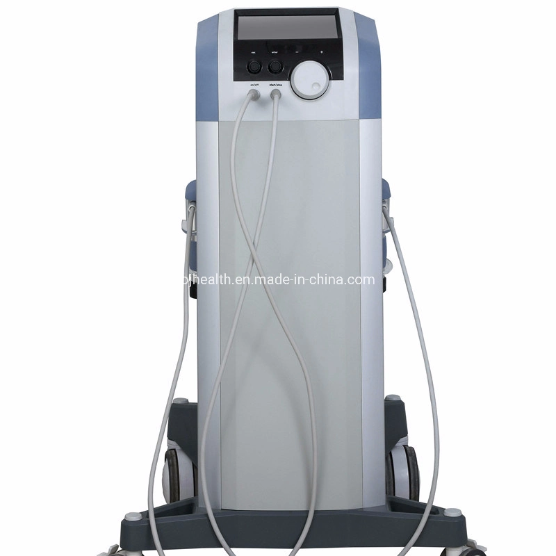 2 em 1 Ultra-sonografia vertical Equipamento de Terapia física Shockwave choque vertical Terapia para função ED, Gestão da dor, redução de Celulite