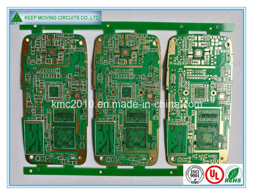 Bonne qualité 6 couche de carte de circuit imprimé avec circuit vert BGA