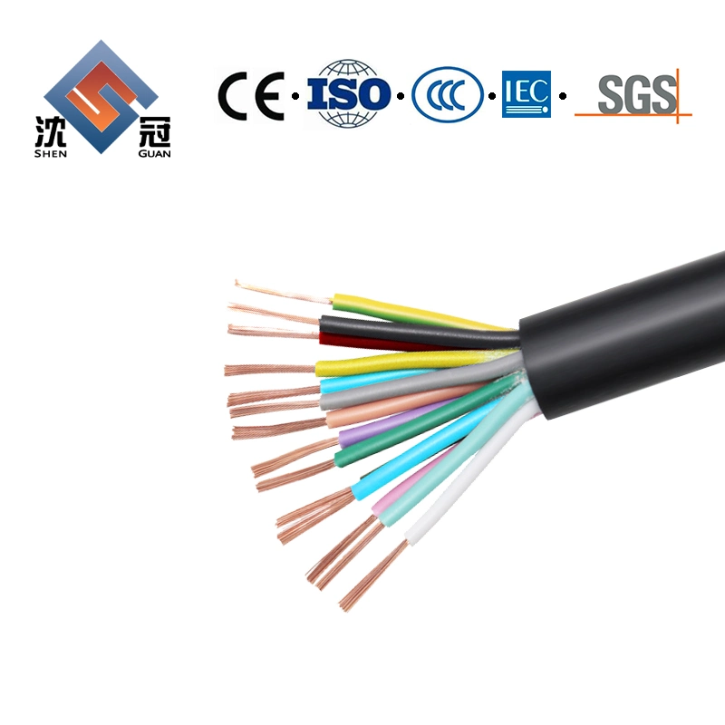 Shenguan Low Voltage 300V 500V 450/750V 600V Control Cable PVC/ 2.5mm2 X 12 Cores Control Cable Electrical Cable Electric Cable Wire Cable From China Factroy