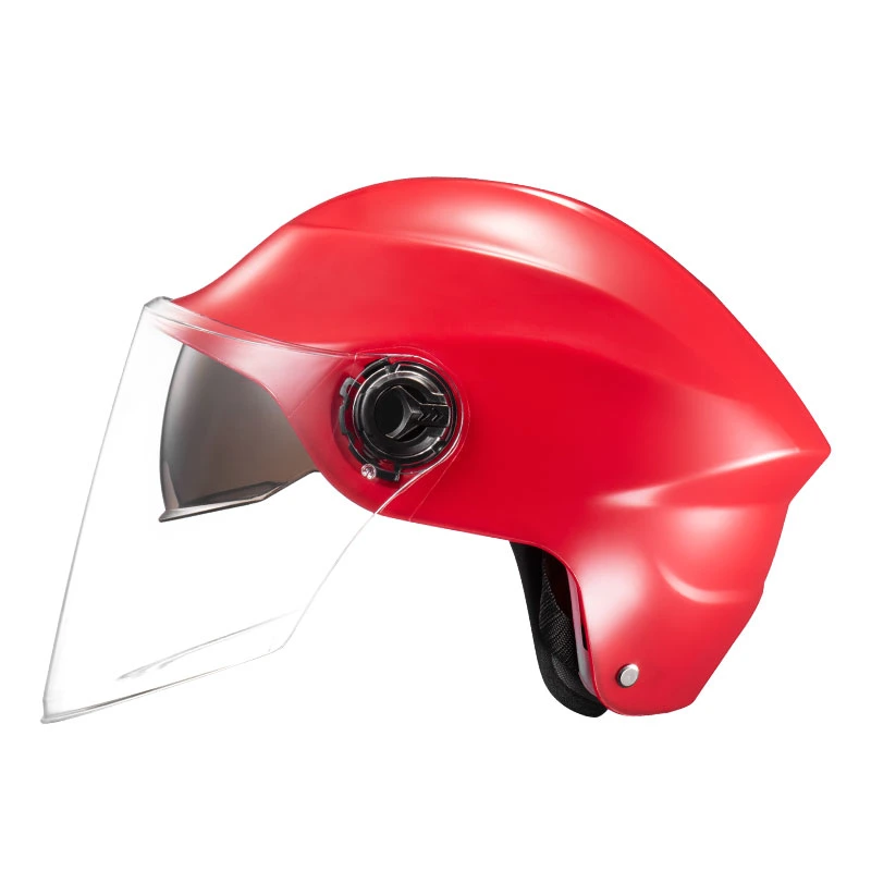 Hot Selling Low Price High quality/High cost performance  Universal PP Plastic Material Electric Scooter Bike Motorbike Riding Helmet Visor Motorcycle Open Face Crash Helmet Cycling