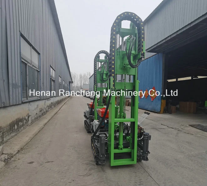 Photovoltaic Crawler Pile Driver/ Solar Power Piling Rig Hydraulic Hammer